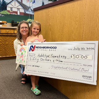 $50 prize given at Mora location